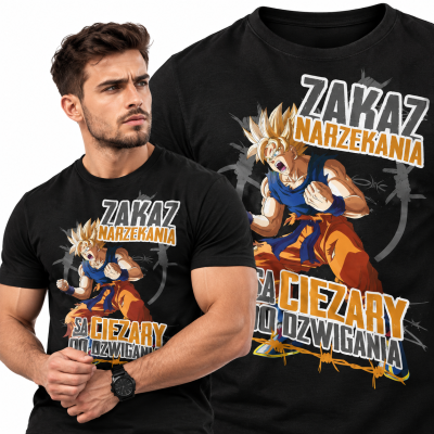 KOSZULKA NA SIŁOWNIĘ DBZ ZAKAZ NARZEKANIA